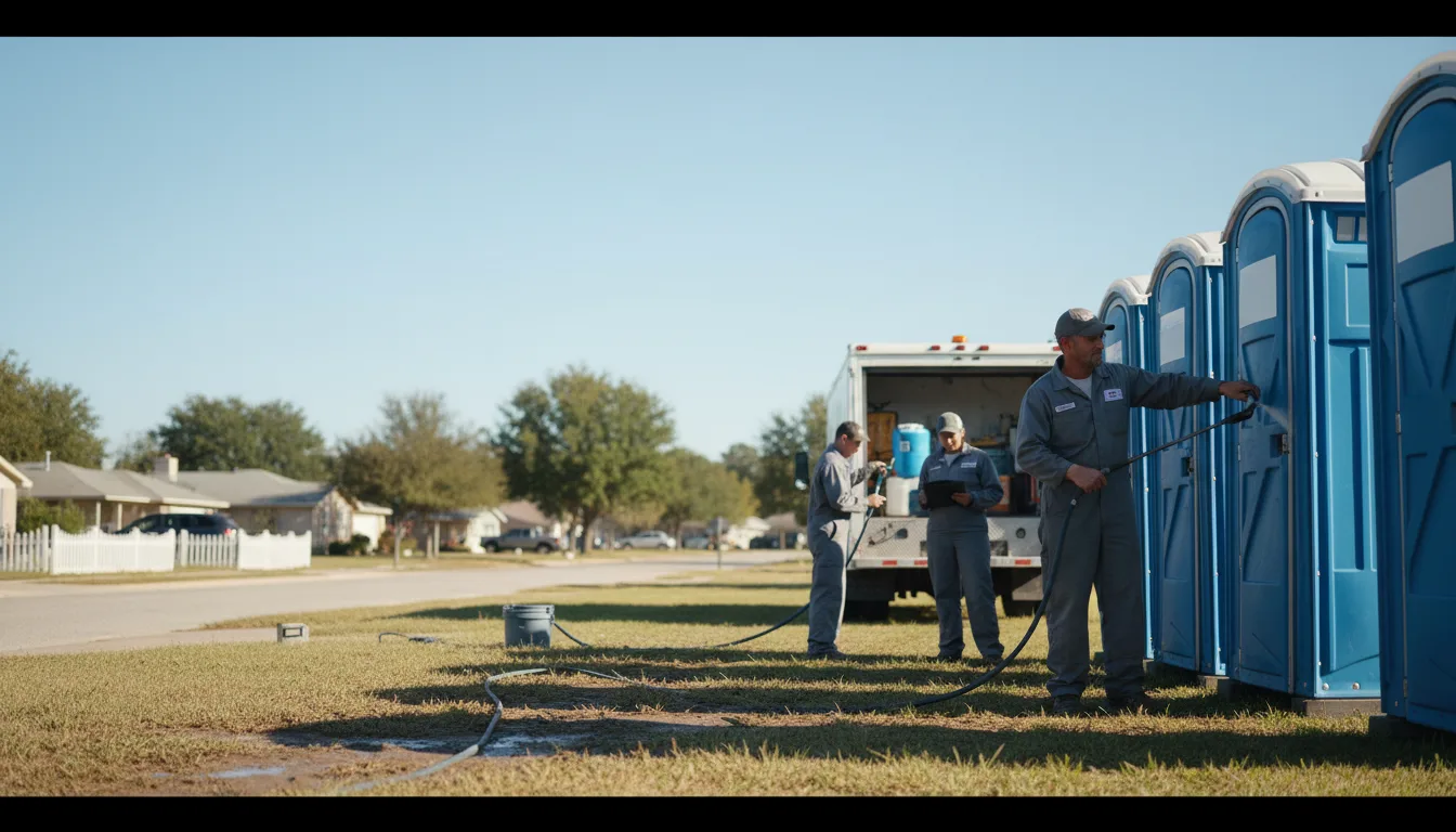 Long-Term Portable Toilet Rental in Red Oak, TX near me
